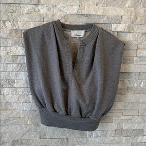 3.1 Phillip Lim cropped grey sweatshirt size M